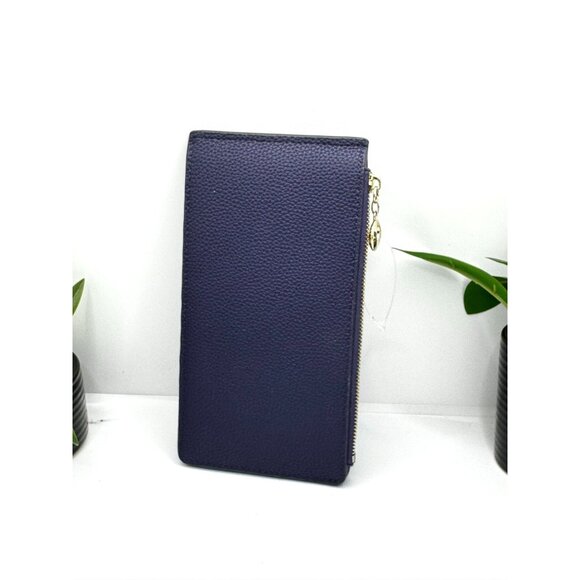 (NWOT) Blue Long Card Wallet 20 Card Slots and 2 Large Bill Slots - Picture 2 of 6